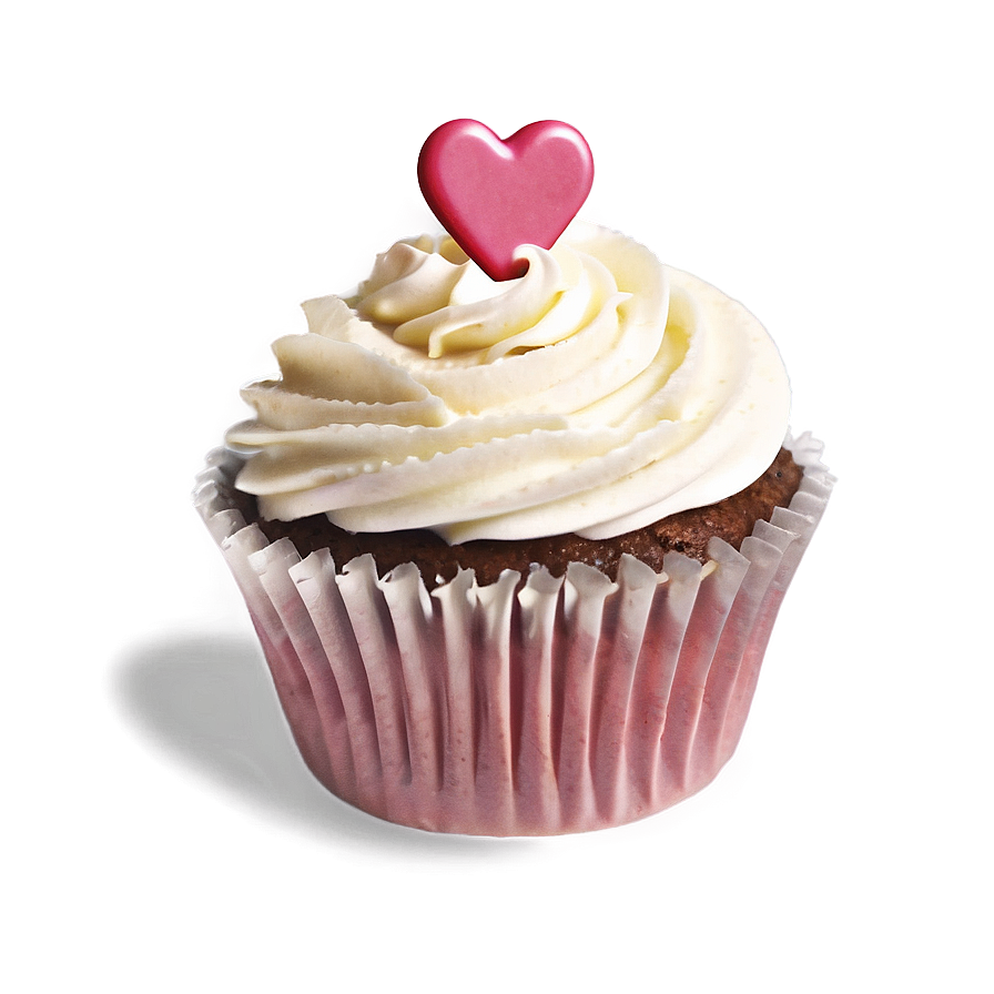 Happy Valentines Day Cupcake Png 05232024 PNG image