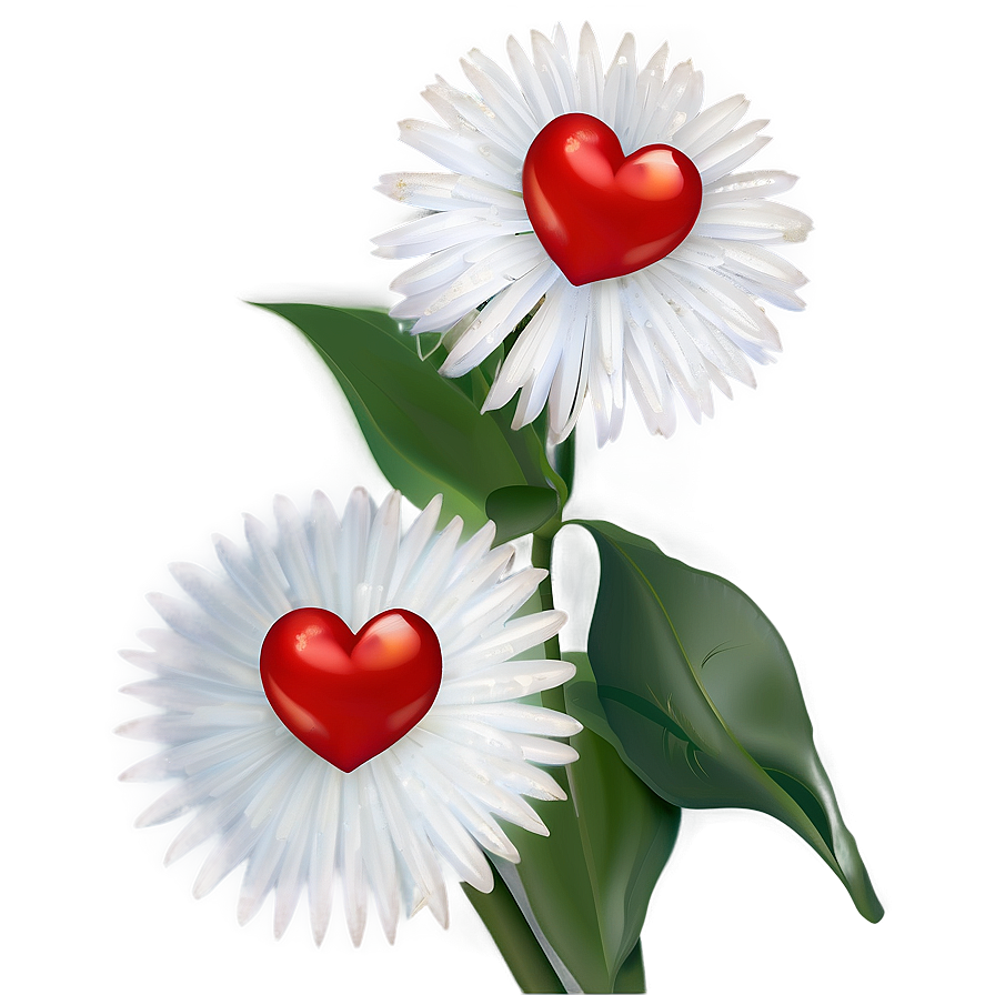 Happy Valentines Day Flowers Png Ofd PNG image