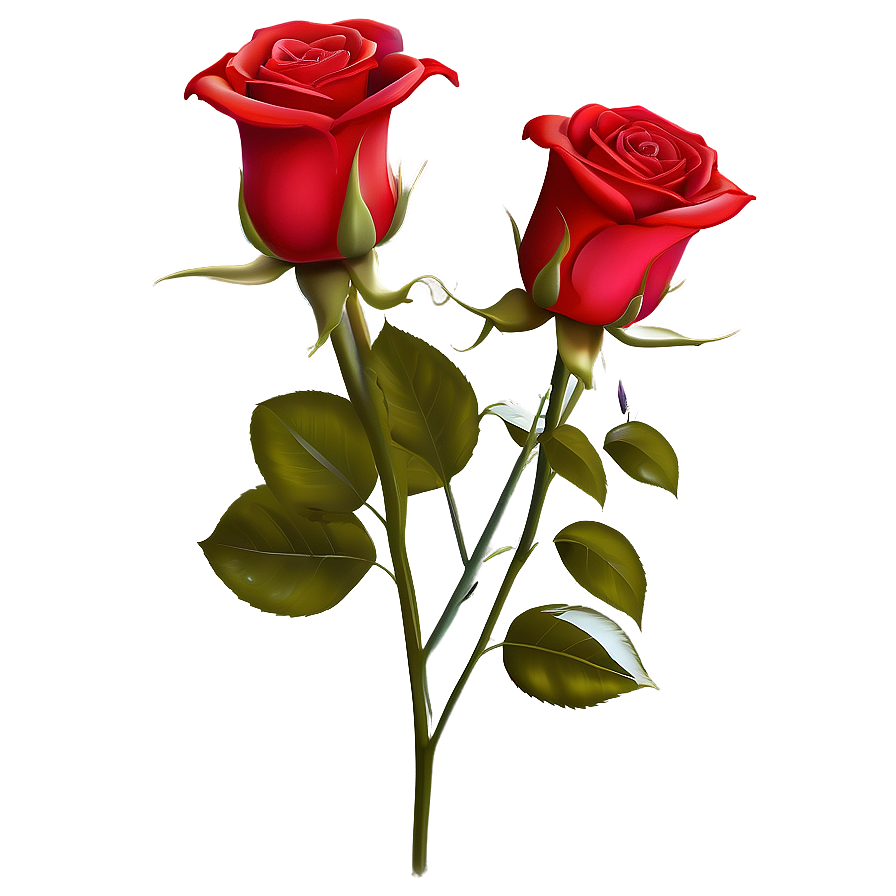 Happy Valentines Day Roses Png Gqs PNG image