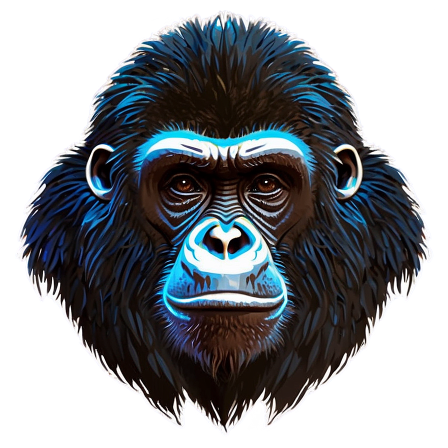 Harambe Peaceful Gorilla Png 70 PNG image