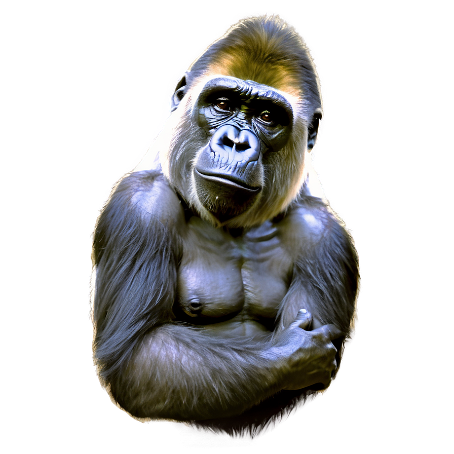 Harambe The Gorilla Portrait Png Tqn PNG image