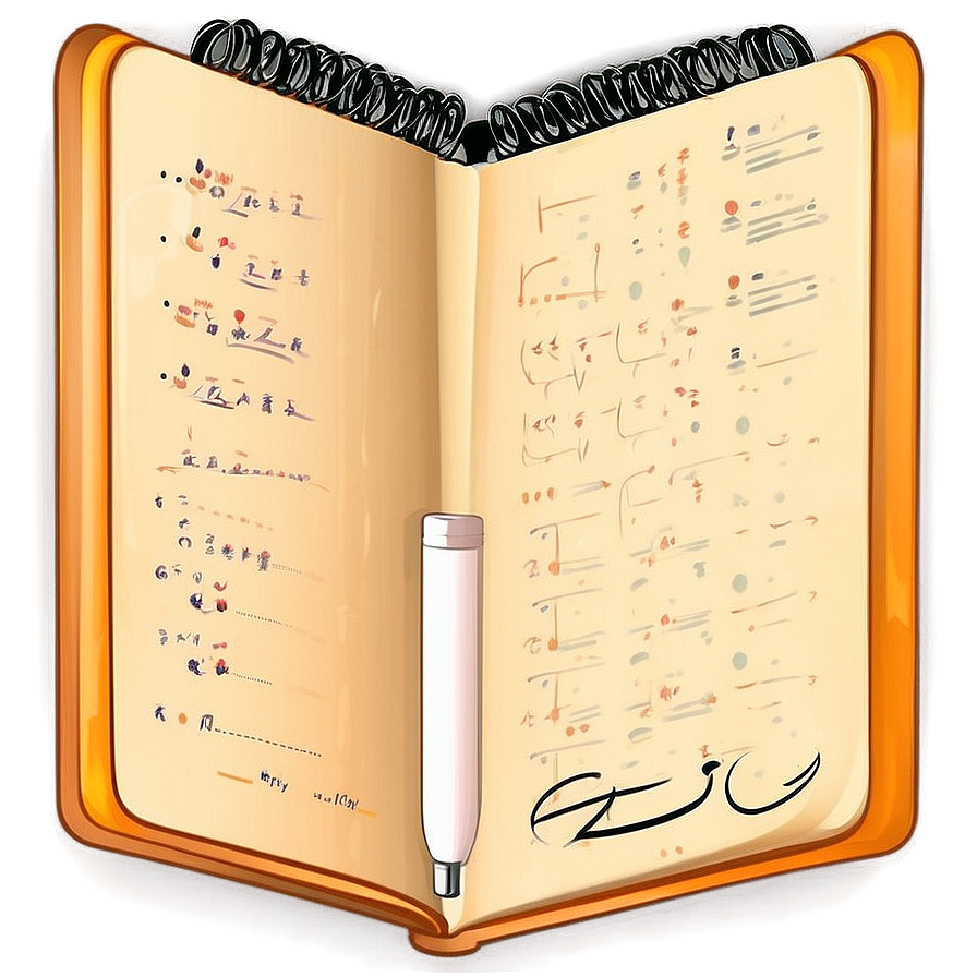 Hard Cover Notebook Png Snm8 PNG image