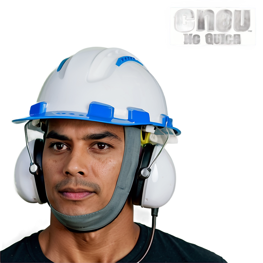 Hard Hat With Ear Protection Png 48 PNG image