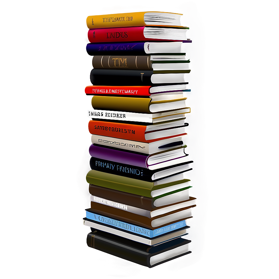 Hardcover Books Stack Png 38 PNG image