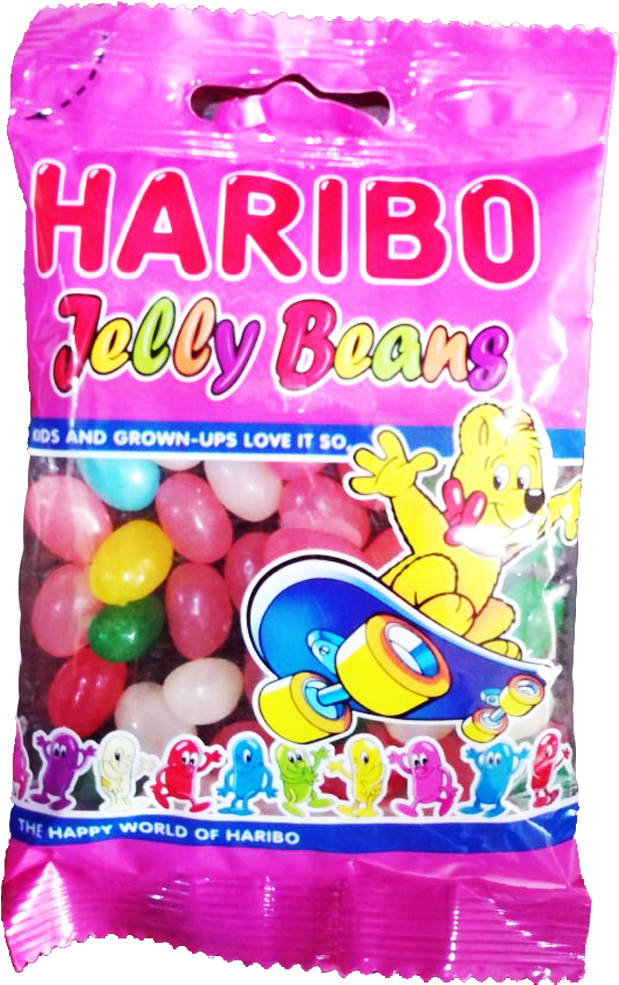 Haribo Jelly Beans Package PNG image