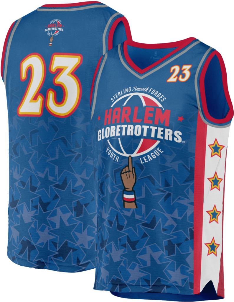 Harlem Globetrotters Youth Jersey Number23 PNG image