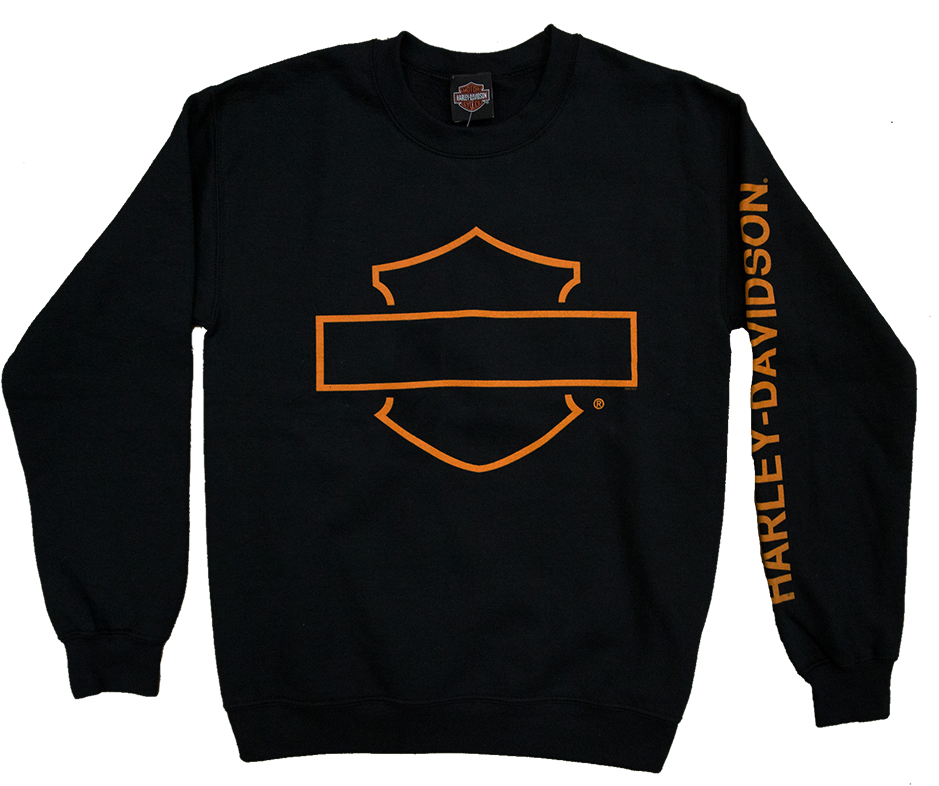 Harley Davidson Black Sweatshirt PNG image