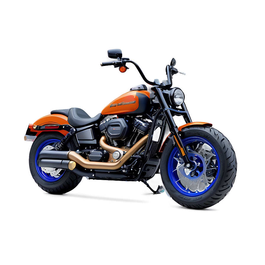 Harley Davidson Fat Bob Png 05212024 PNG image