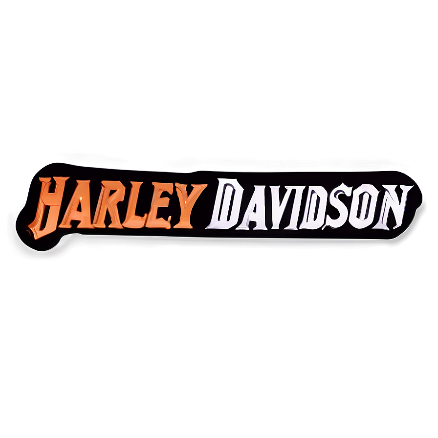 Harley Davidson Logo Black Background Png Sum PNG image