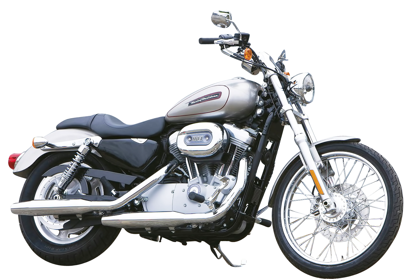 Harley Davidson Motorcycle Isolated PNG image