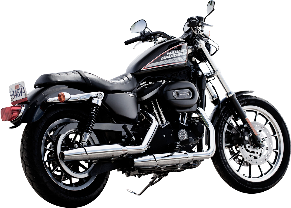 Harley Davidson Motorcycle Profile PNG image