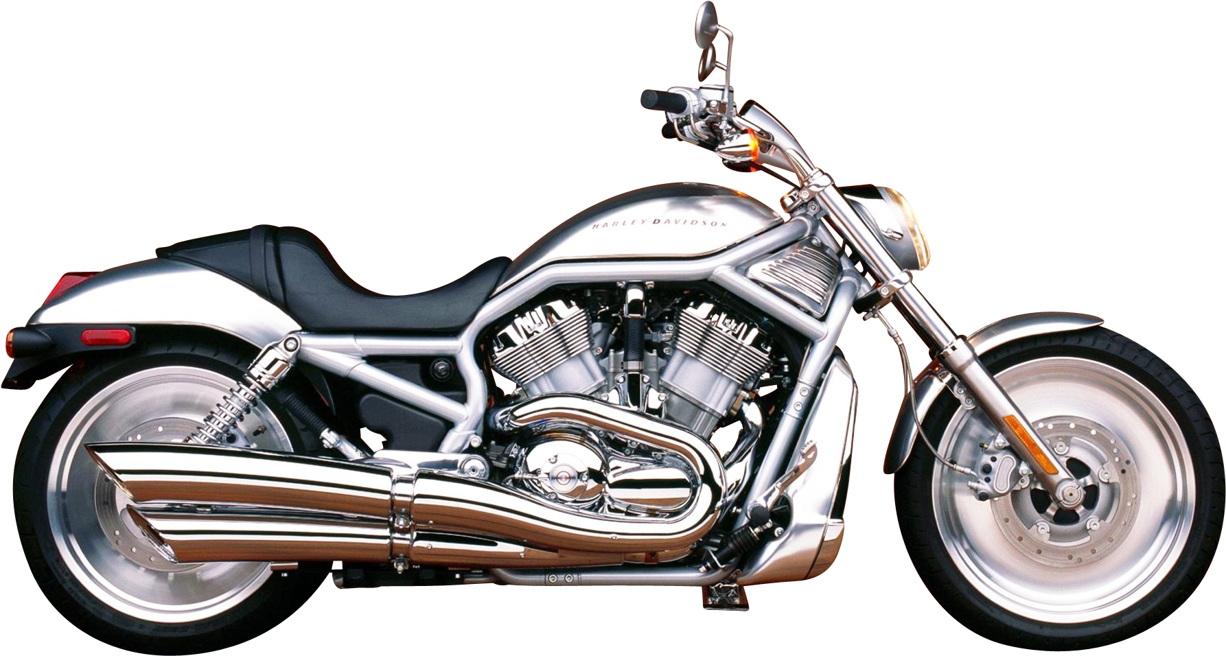 Harley Davidson Motorcycle Profile PNG image