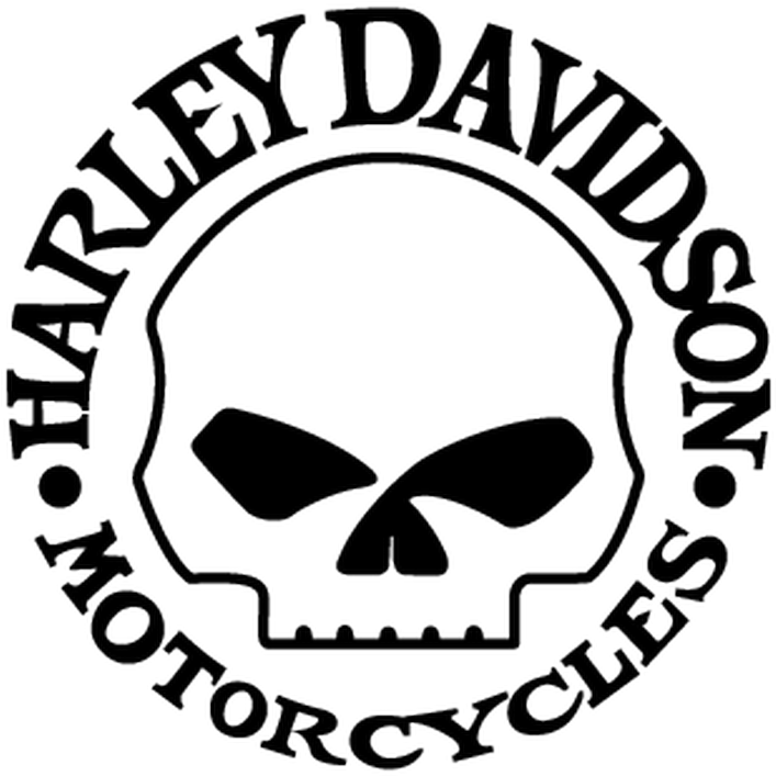 Harley Davidson Skull Logo PNG image
