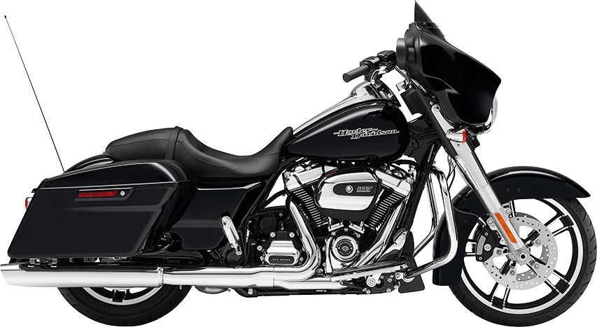 Harley Davidson Street Glide Motorcycle PNG image