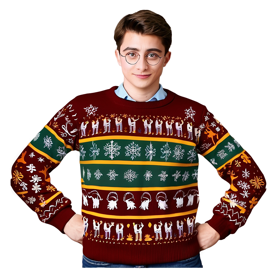 Harry Potter Christmas Sweaters Png Xwl PNG image