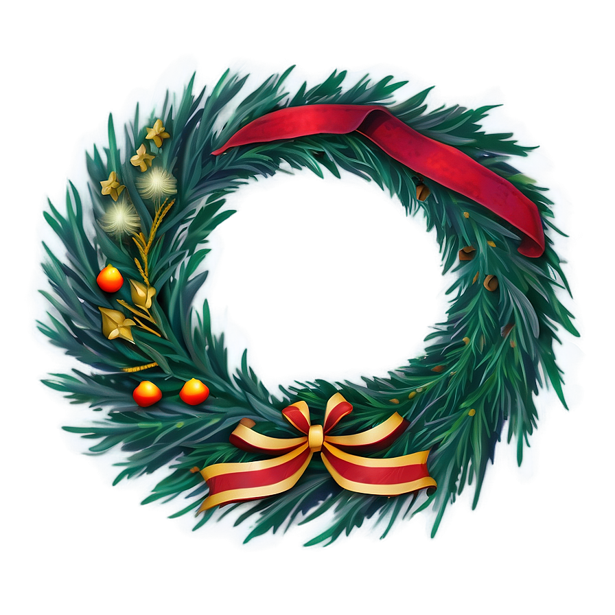 Harry Potter Holiday Wreath Png 06252024 PNG image