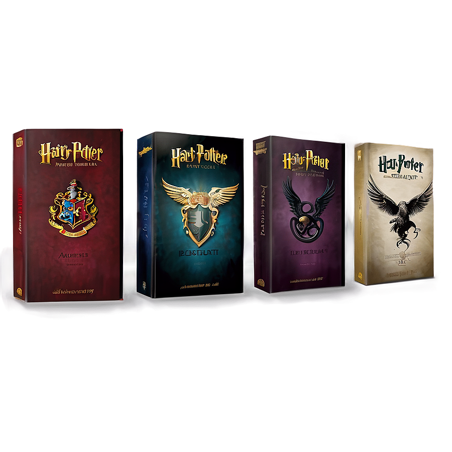 Harry Potter Series Collection Png 06272024 PNG image