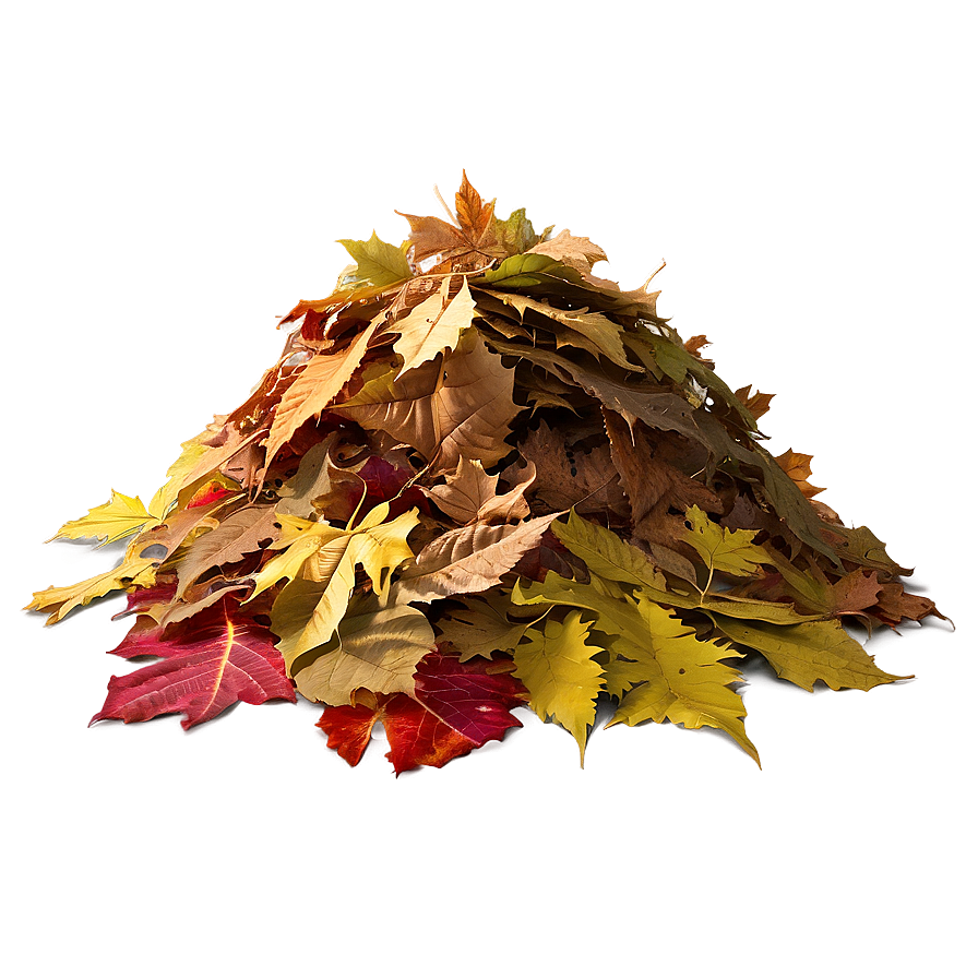 Harvest Leaves Pile Png 06212024 PNG image