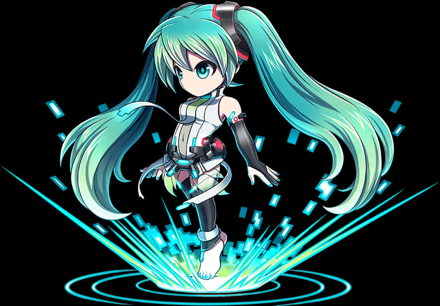 Hatsune Miku Virtual Diva PNG image