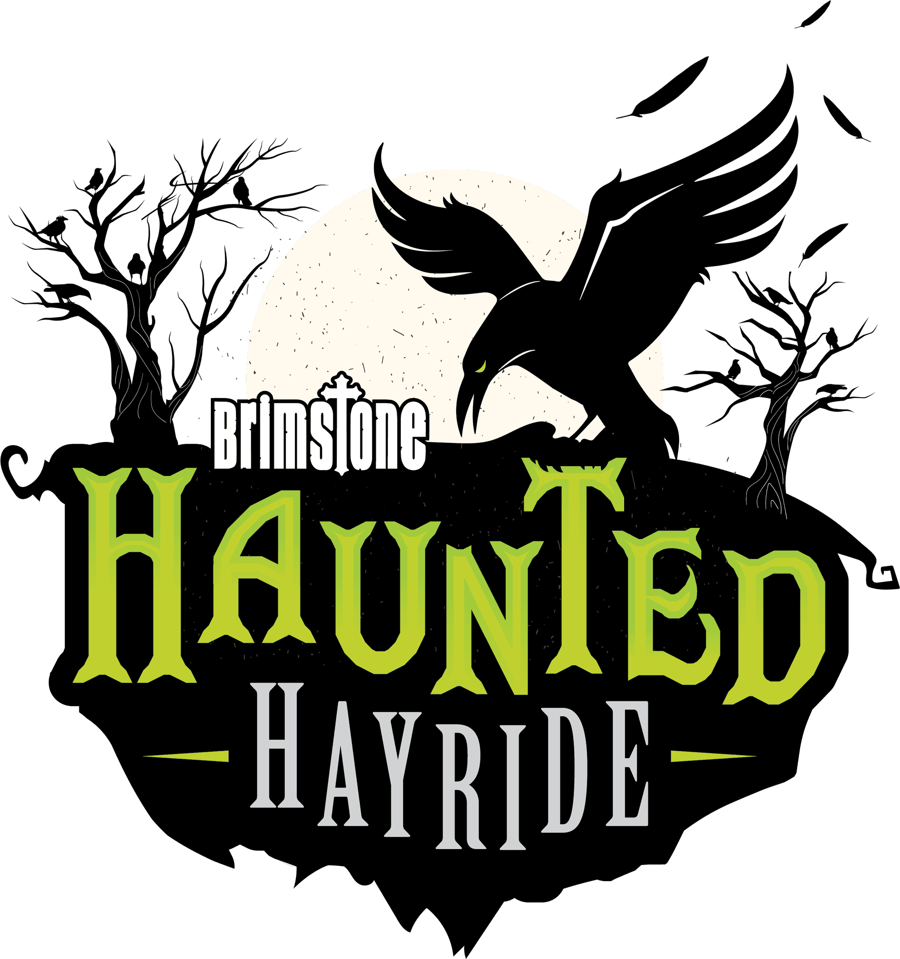 Haunted Hayride Event Graphic PNG image