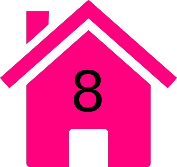 Haunted_ House_ Icon_ Pink_ Background PNG image