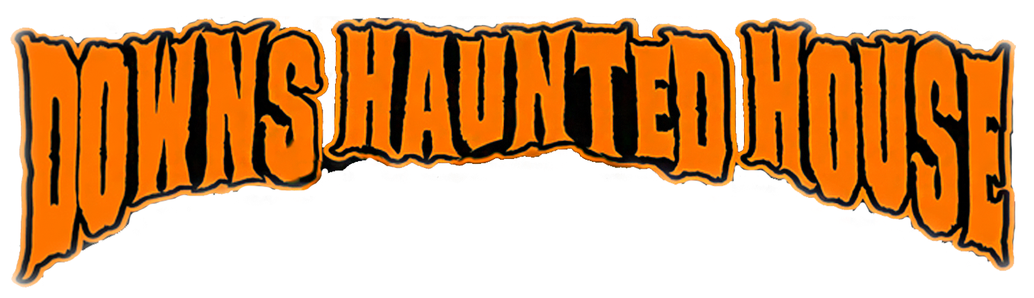 Haunted_ House_ Logo_ Orange_ Text PNG image