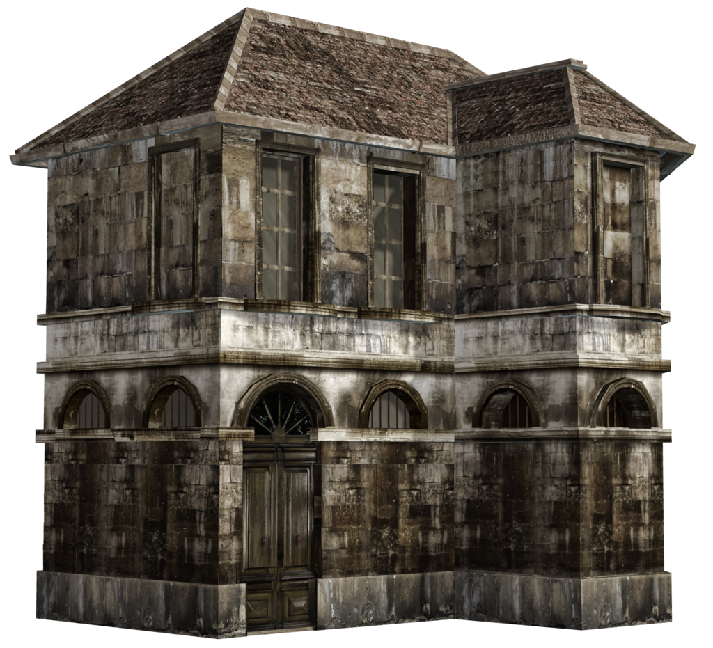 Haunted_ House_ Model_ Render PNG image