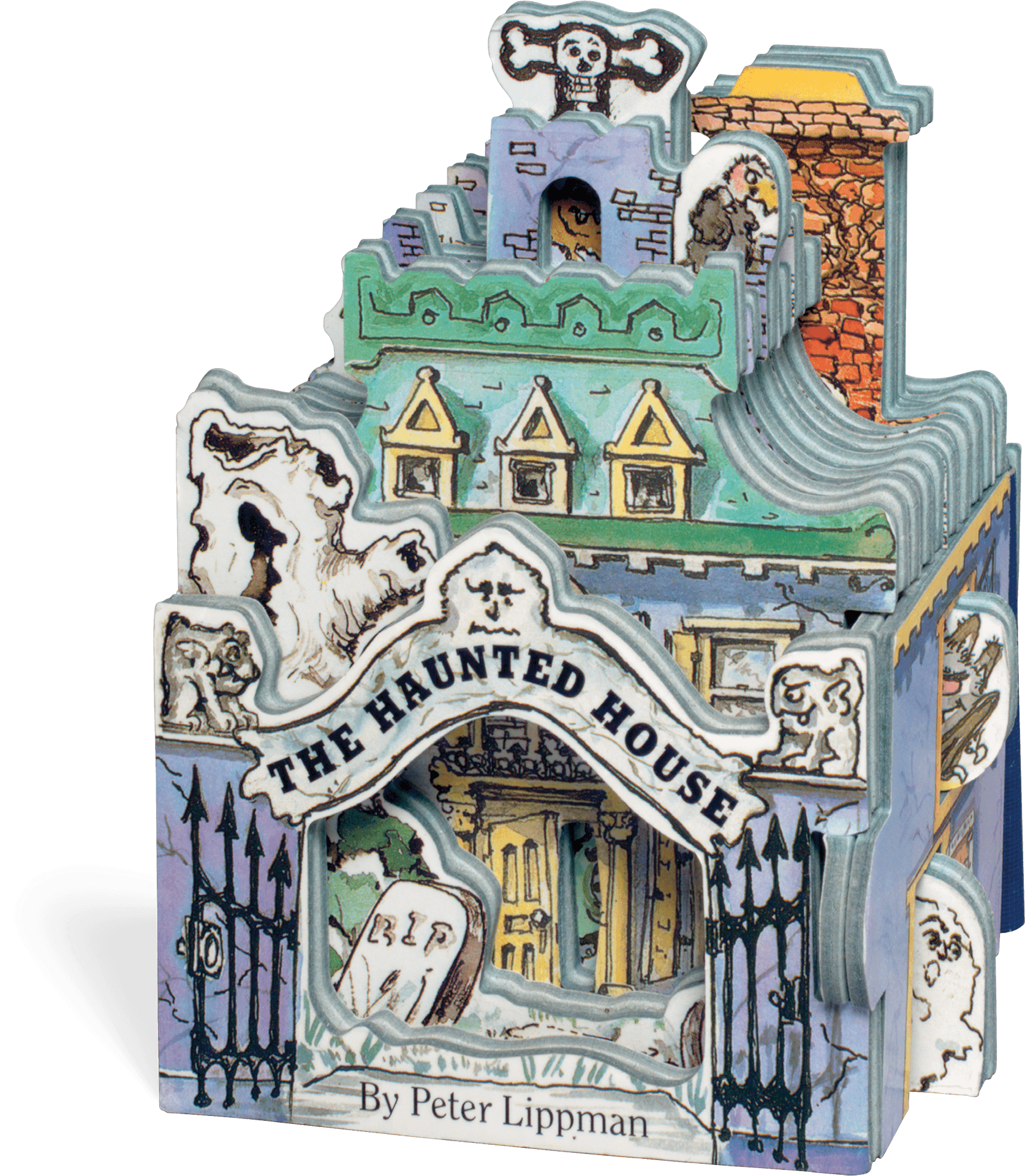 Haunted House Pop Up Book Peter Lippman PNG image