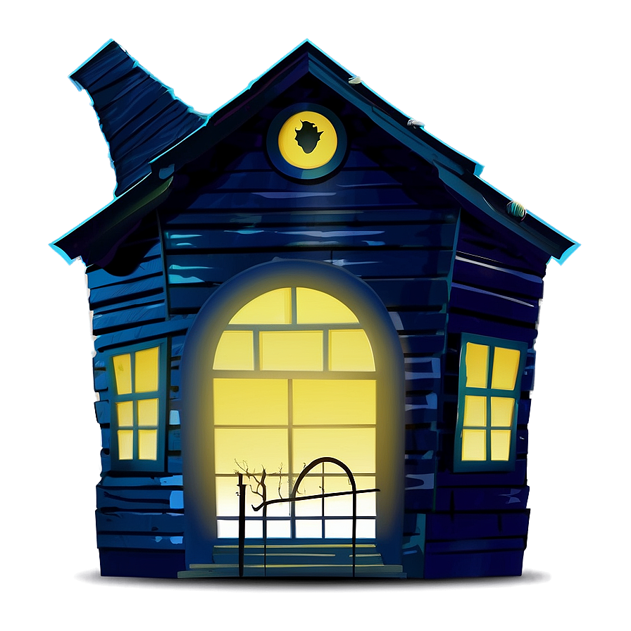 Haunted House Silhouette Png 31 PNG image