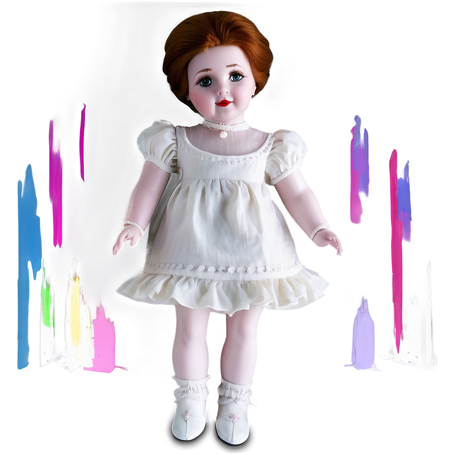 Haunting Porcelain Doll Png 06252024 PNG image