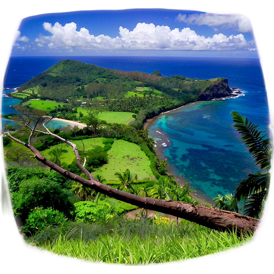 Hawaiian Islands Road To Hana Journey Png 06212024 PNG image