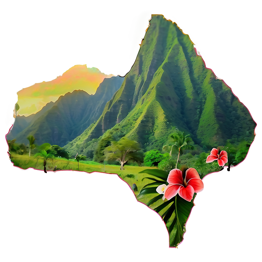 Hawaiian Islands Sacred Iao Valley Png 79 PNG image