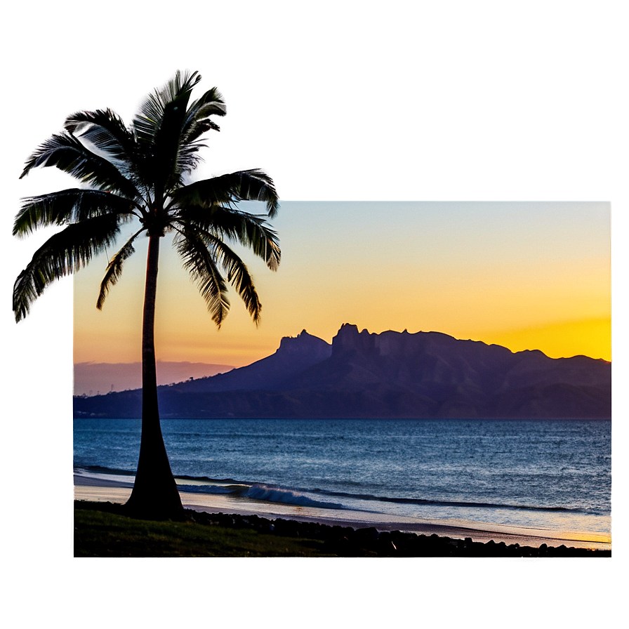 Hawaiian Islands Sunset Png 06212024 PNG image