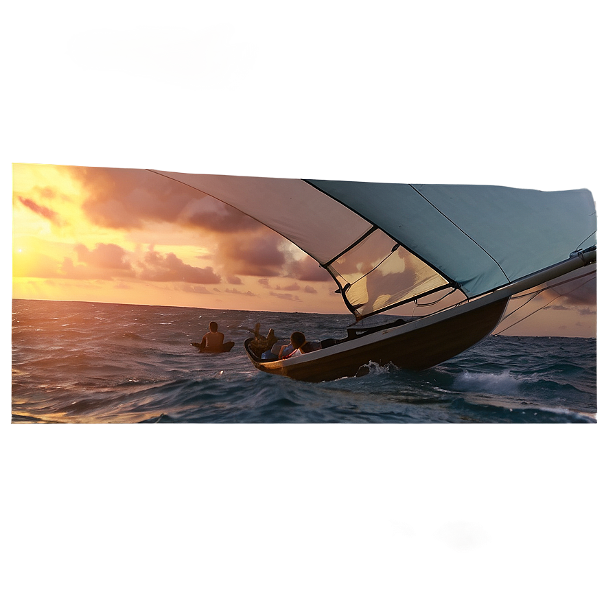 Hawaiian Islands Sunset Sail Png 93 PNG image