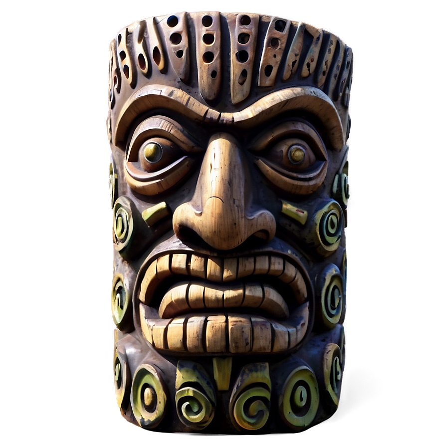 Hawaiian Islands Tiki Statues Png 06212024 PNG image