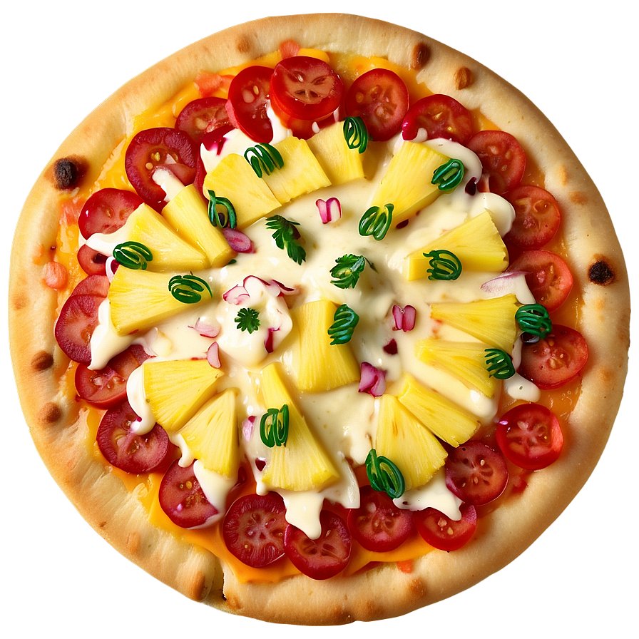 Hawaiian Pineapple Pizza Png 25 PNG image