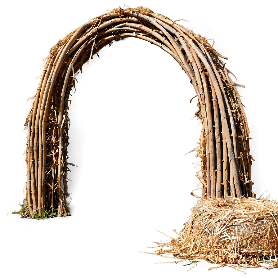 Hay Bale Archway Png 06122024 PNG image