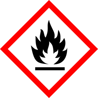 Hazard Diamond Flammable Symbol PNG image