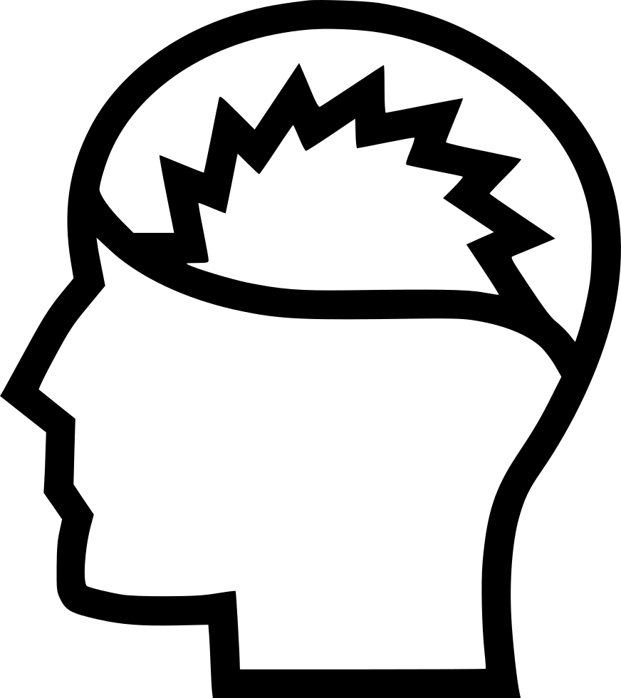 Headache Symbol Outline PNG image