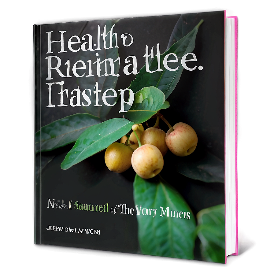 Health And Wellness Book Design Png Lhg PNG image