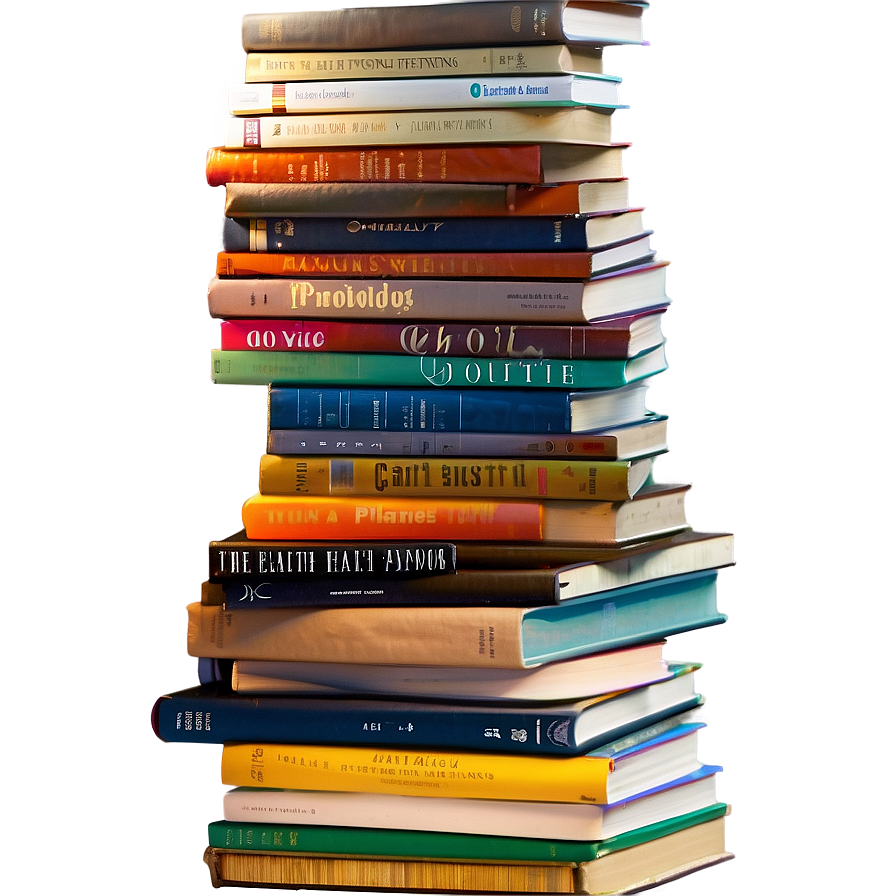 Health Books Stack Png Yyg67 PNG image