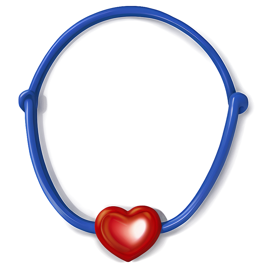 Healthcare Stethoscope Heart Illustration Png 06282024 PNG image