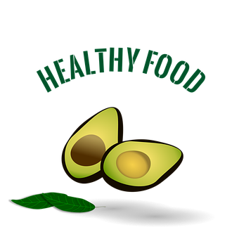 Healthy Avocado Graphic PNG image