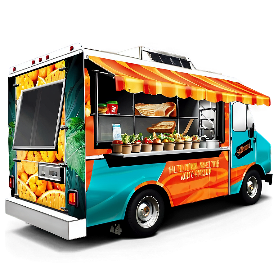 Healthy Food Truck Png Aad PNG image