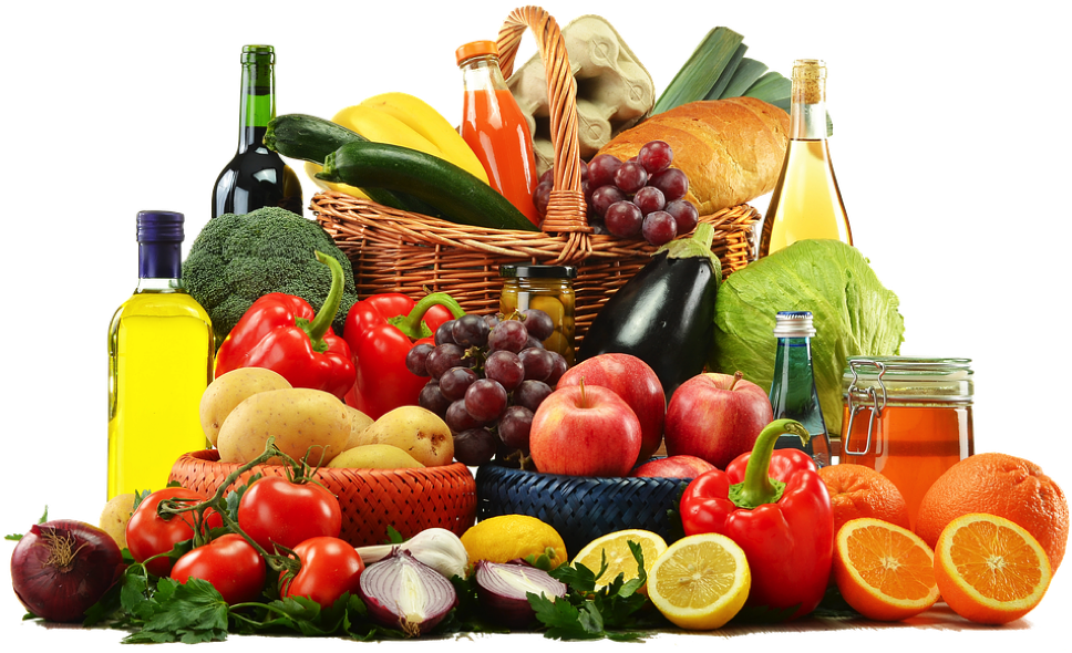 Healthy Food Variety Basket.png PNG image