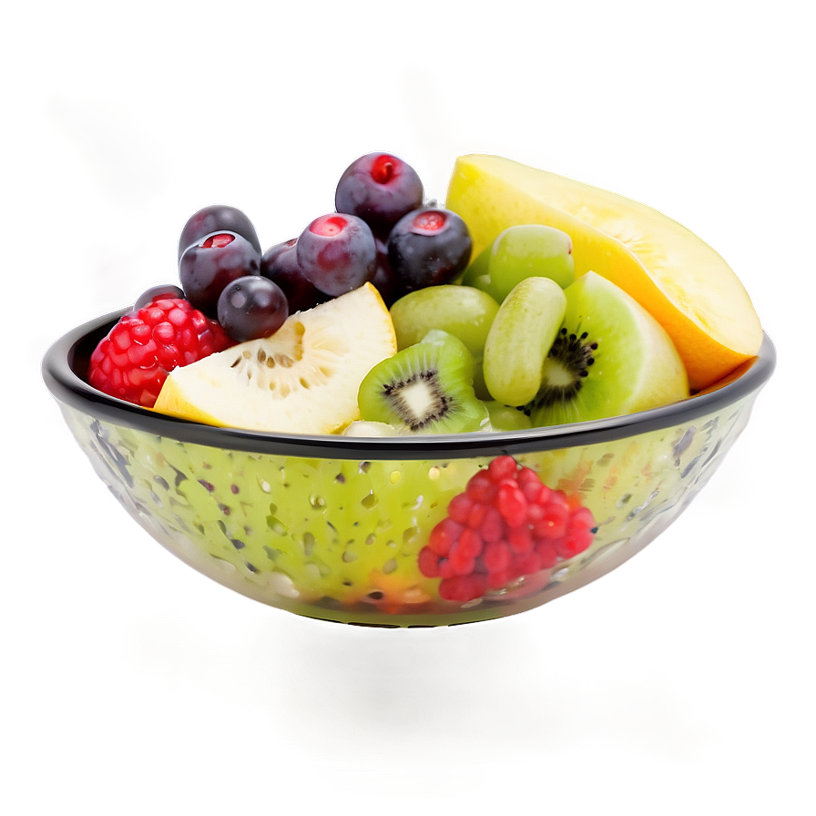 Healthy Fruit Mix Bowl Png Ros17 PNG image