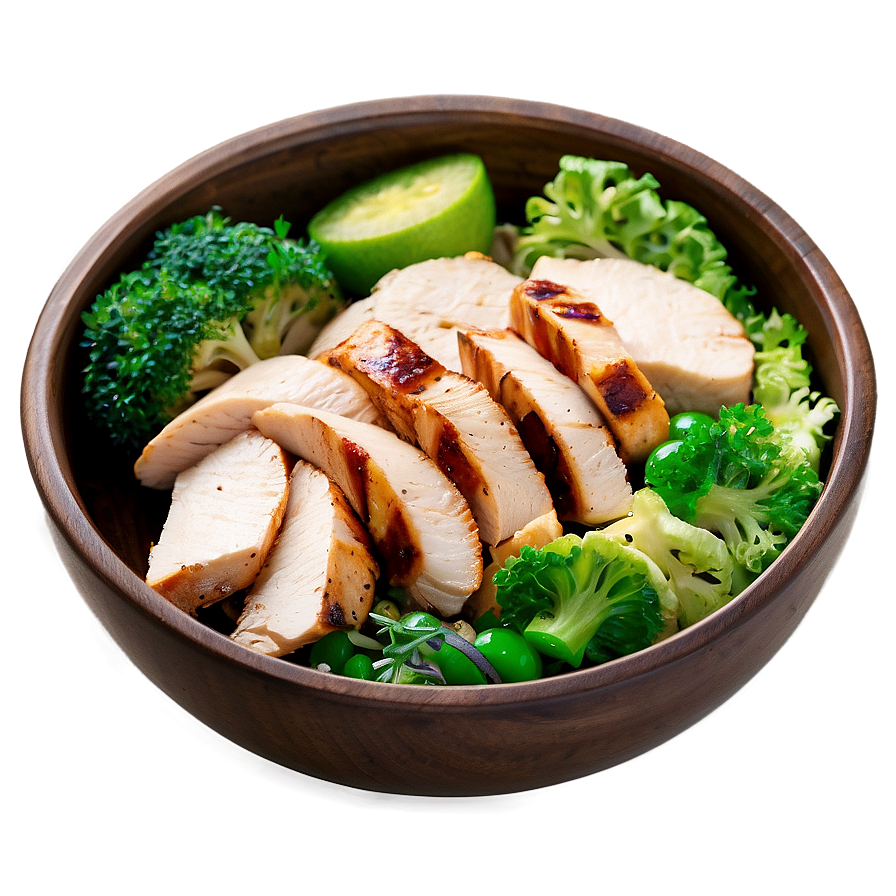 Healthy Grilled Chicken Bowl Png 06262024 PNG image