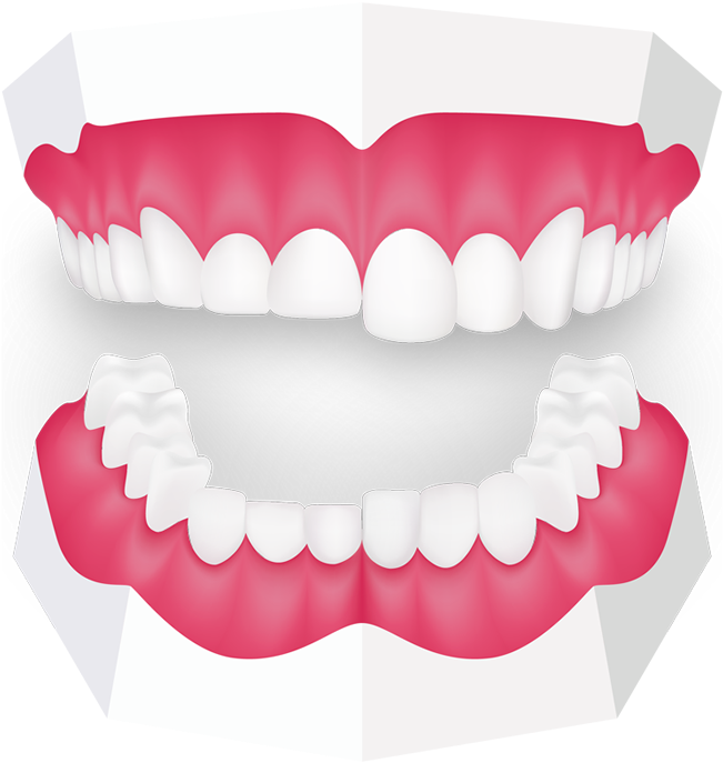 Healthy Teethand Gums Graphic PNG image