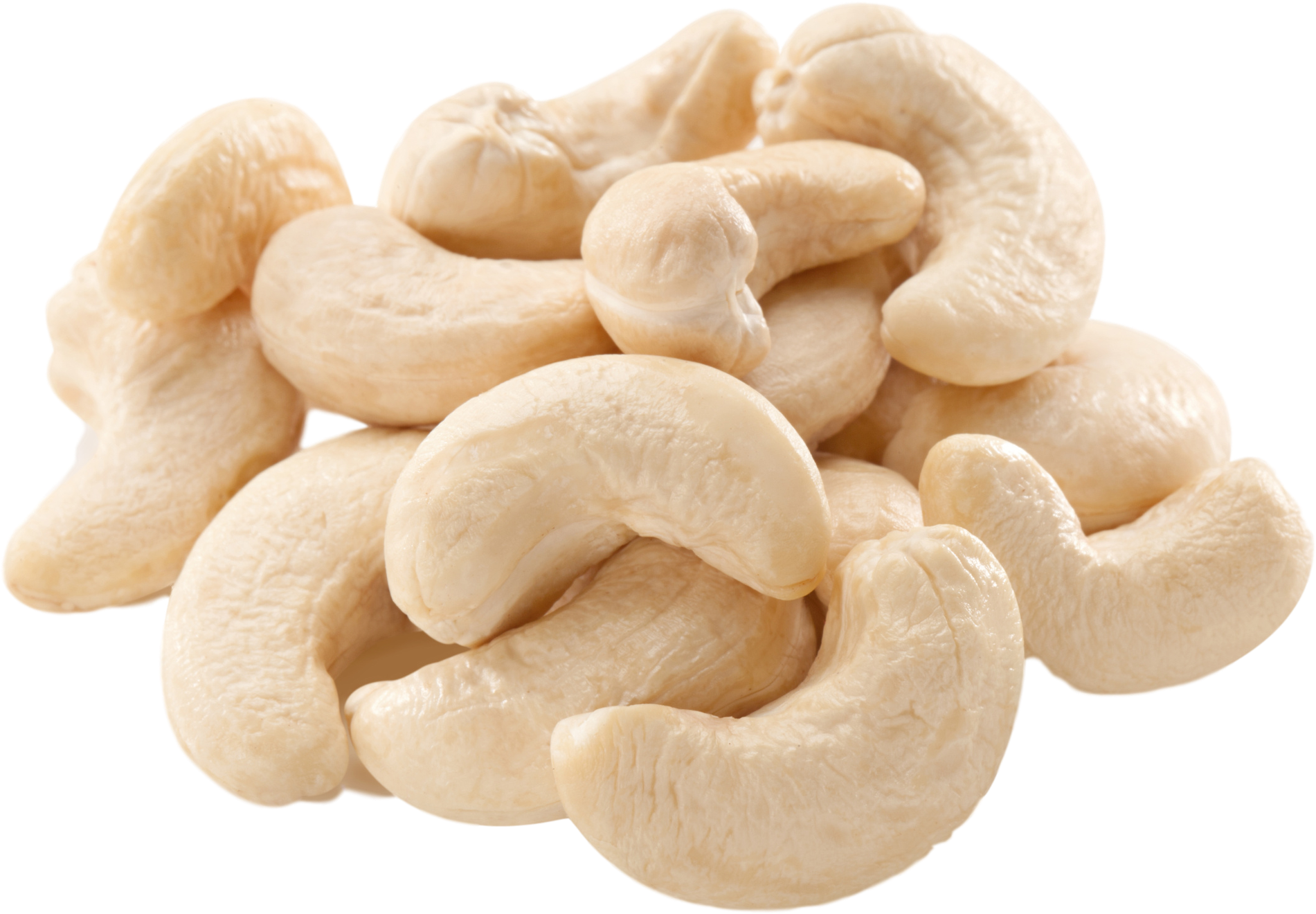 Heapof Cashew Nuts Isolated PNG image