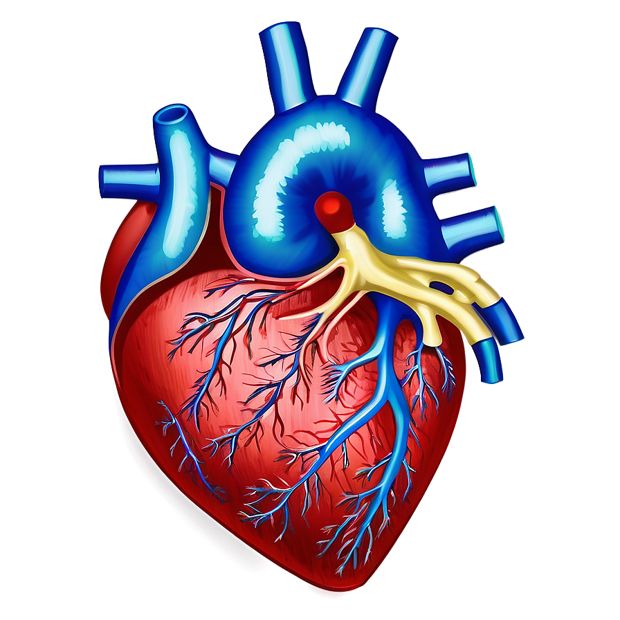 Heart Anatomy Art Png 79 PNG image